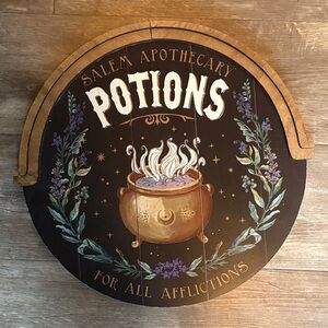 Salem Apothecary Potions Sign Michael’s Halloween Decor